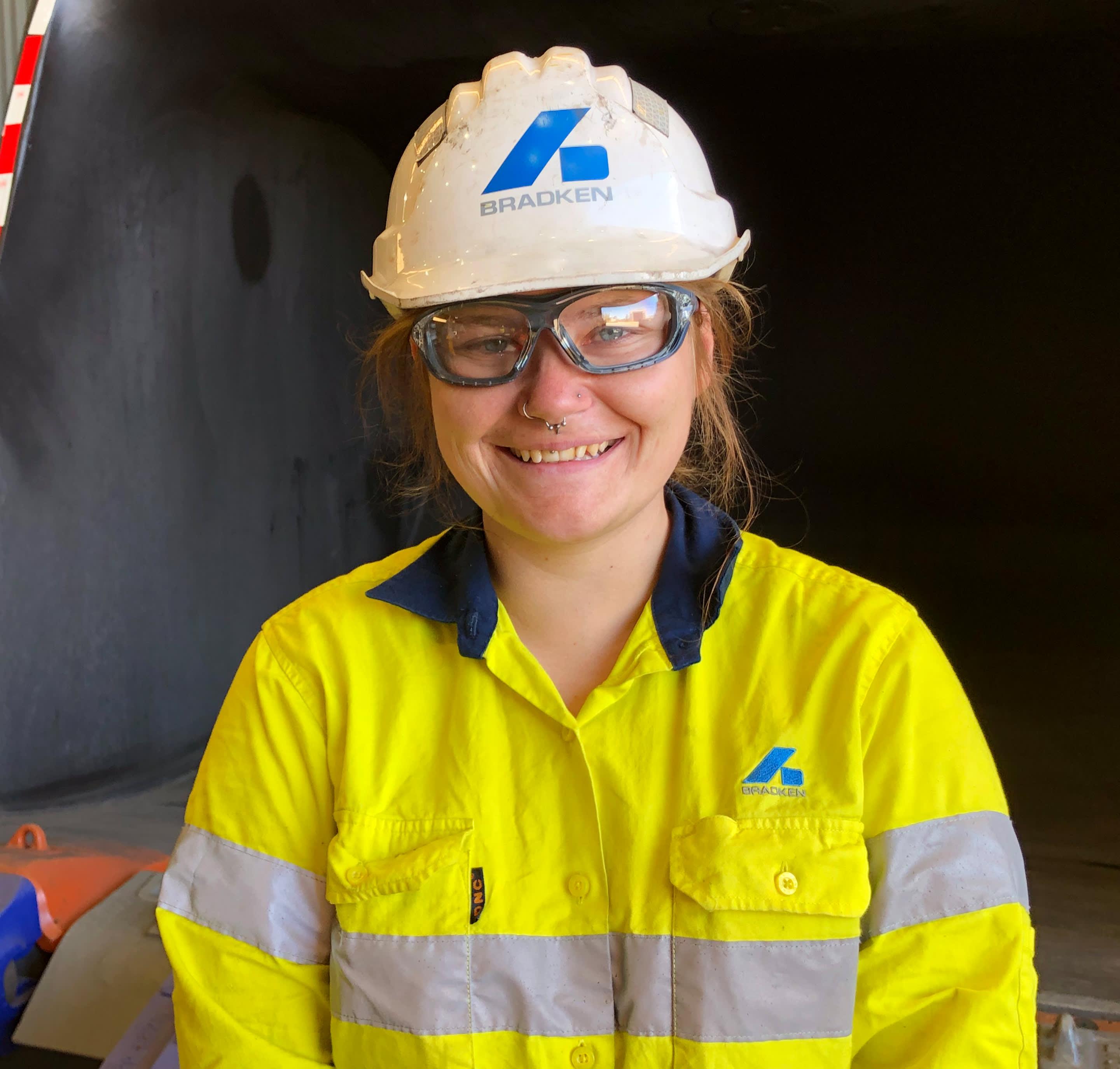2023 First year Boilermaker apprentice Elizabeth Ball from Mt Thorley